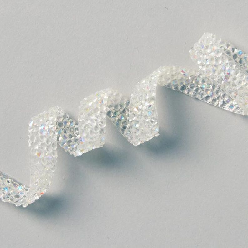 bordura di perle termoadesiva - bianco,  image number 2