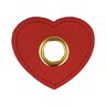 applicazione in similpelle con occhiello, cuore  [ 4 pezzo/i ] – rosso carminio,  thumbnail number 1
