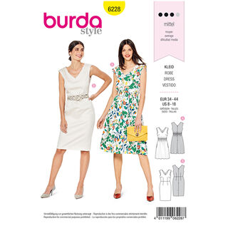 abito a tubino, Burda 6228 | 34 - 44, 