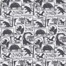 jersey di cotone Toppe dinosauro | by Poppy bianco/antracite,  thumbnail number 1
