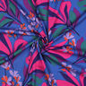 tessuto in viscosa stretch Spring Garden | Nerida Hansen – blu reale/lillà rosso,  thumbnail number 3
