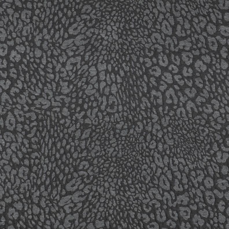 Tessuto jacquard leopardato – grigio chiaro/grigio scuro, image number 1