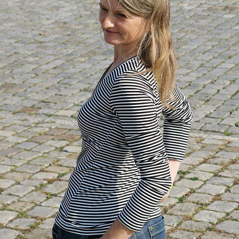 FRAU LIESE Camicia con effetto avvolgente | Studio Schnittreif | XS-XXL,  image number 3