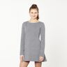 Maglia glitterata a costine – grigio/argento,  thumbnail number 5