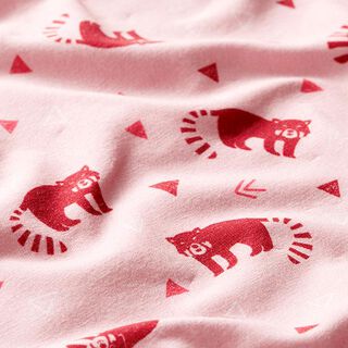 GOTS jersey di cotone Panda rosso | Tula Kids – rosa, 