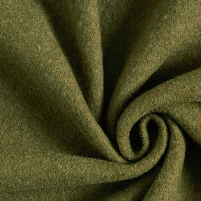 loden follato in lana mélange – verde oliva, 
