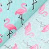 Cotone laminato Fenicotteri – azzurro,  thumbnail number 3
