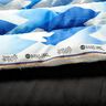 tessuto trapuntato montagne – blu reale/bianco,  thumbnail number 7