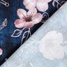 jersey di cotone Fiori e Ancore | Glitzerpüppi – blu notte/rosa antico chiaro,  thumbnail number 4