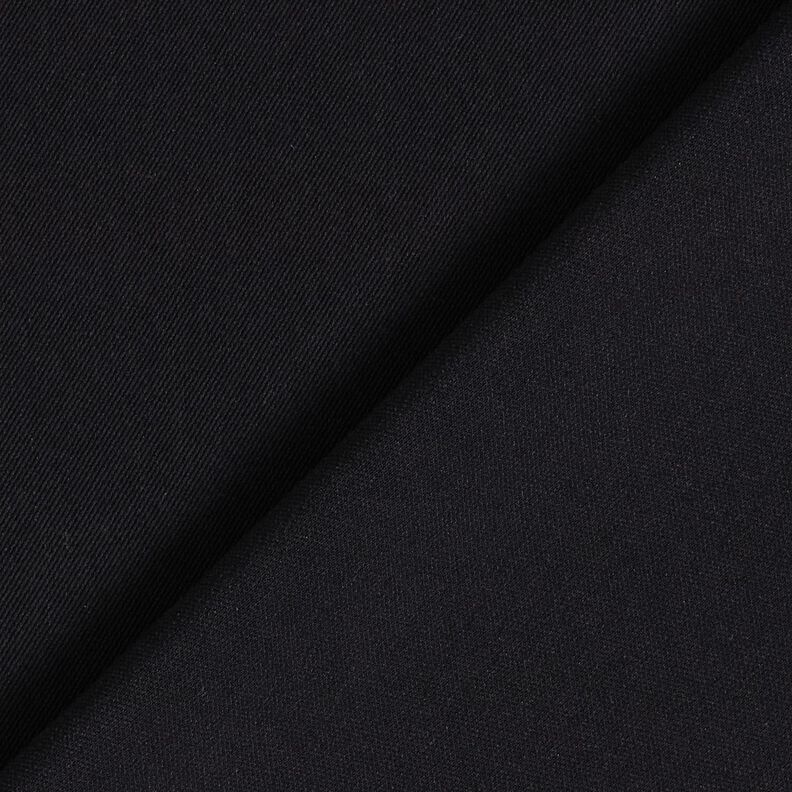 Tessuto per camicetta in tinta unita – nero,  image number 3
