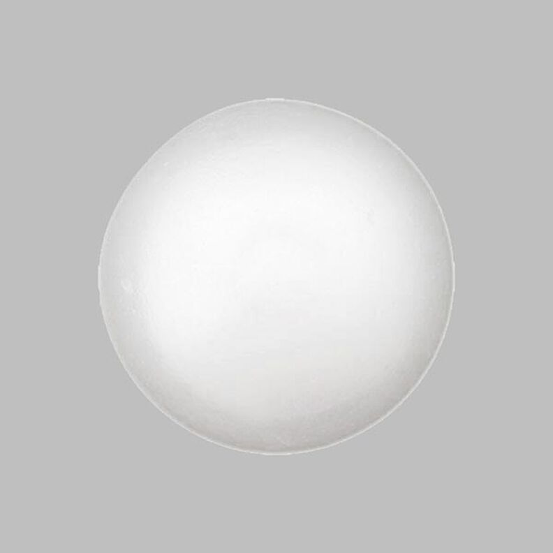 bottone in poliestere, perla brillante - bianco,  image number 1