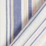 mussolina / tessuto doppio increspato righe tinte in filo | Poppy – bianco/blu marino,  thumbnail number 4