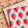 cotone rivestito Quadri di fragola – rosé/rosso,  thumbnail number 9