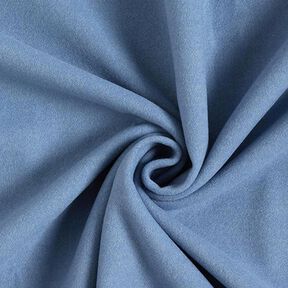 Tessuto per cappotti in poliestere riciclato – colore blu jeans, 
