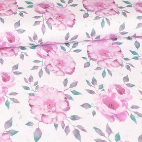 jersey di cotone Rose | Glitzerpüppi – bianco, 