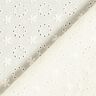 Batista di cotone ricami a giorno Ghirlande di fiori – bianco lana,  thumbnail number 4