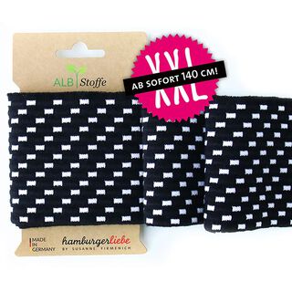 GOTS tessuto in maglia bio per bordi e polsini CUFF ME ICON [140 cm | 8 cm] | Albstoffe, 