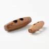 Bottone a levetta in legno [40 mm] – caramello,  thumbnail number 4
