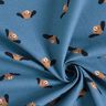 flanella di cotone teste di cane – colore blu jeans,  thumbnail number 3