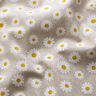 tessuto arredo mezzo panama piccole margherite – naturale/bianco,  thumbnail number 2