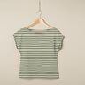Jersey in cotone a righe strette e larghe – canna palustre/pino,  thumbnail number 6