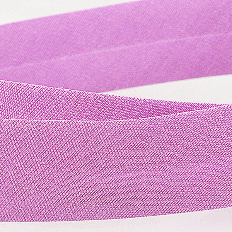 Nastro in sbieco Polycotton [20 mm] – violetto pastello,  image number 2
