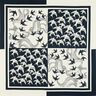 Taglio di tessuto in satin con rondini | Katia Fabrics – antracite/crema,  thumbnail number 1