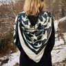 Taglio di tessuto in satin con rondini | Katia Fabrics – antracite/crema,  thumbnail number 11