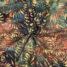 tessuto in cotone Soli Batik – abete blu/marrone castagna,  thumbnail number 3