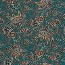 jersey romanit Paisley – abete blu/arancio pesca,  thumbnail number 1