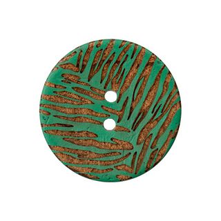 bottone in cocco 2 for  – verde scuro, 