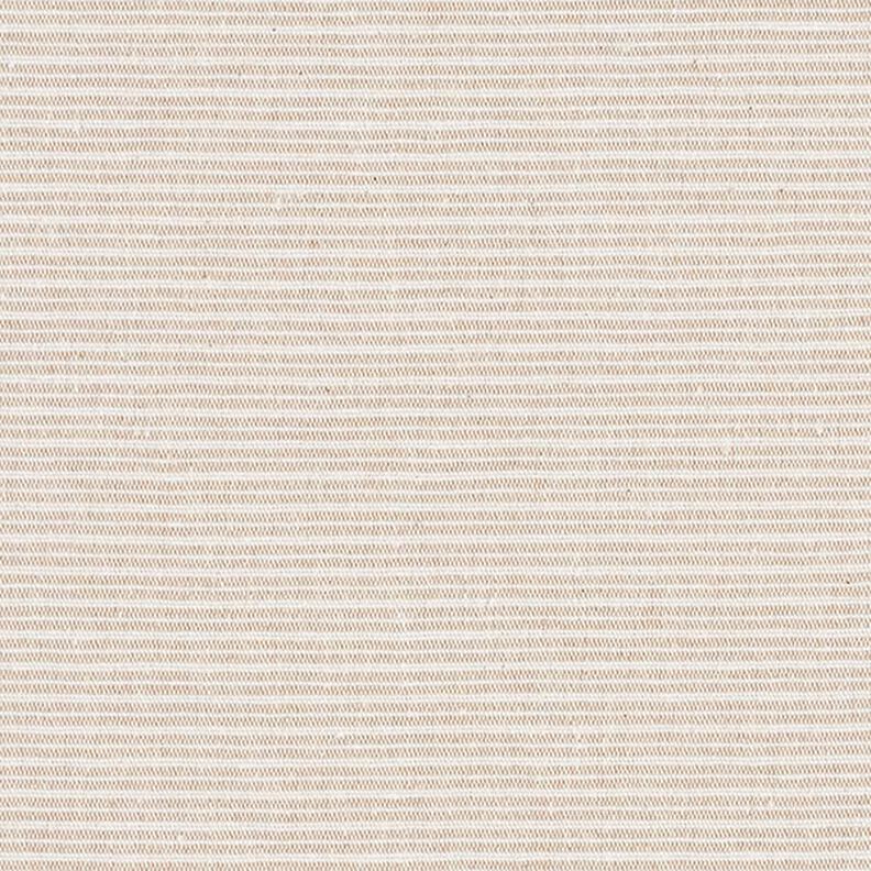 tessuto arredo canvas, righe sottili, riciclato – beige scuro,  image number 1