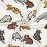 jersey di cotone gatti | Poppy Fabrics – naturale/marrone,  thumbnail number 3
