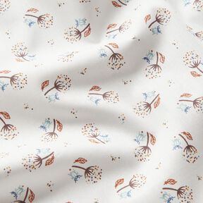 popeline di cotone Denti di leone e pulci – avorio, 