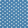 popeline di cotone grandi pois – colore blu jeans/bianco,  thumbnail number 1
