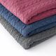Jersey jacquard, cloqué, motivi a treccia – colore blu jeans,  thumbnail number 5
