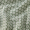 Tessuto jacquard da esterni losanghe – verde oliva,  thumbnail number 2