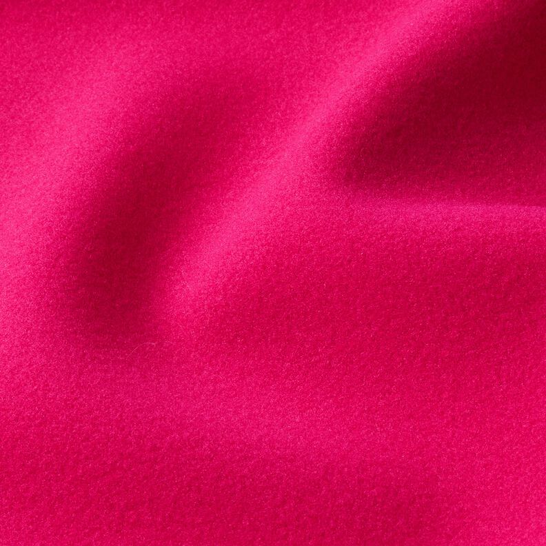 Tessuto in maglia per cappotti in tinta unita – rosa fucsia acceso,  image number 2