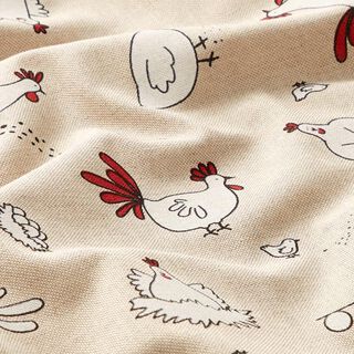 tessuto arredo mezzo panama polli – naturale, 