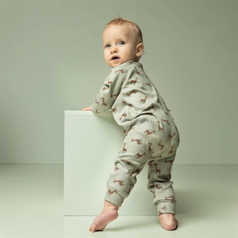 jersey a coste tenere giraffe – cachi, image number 5