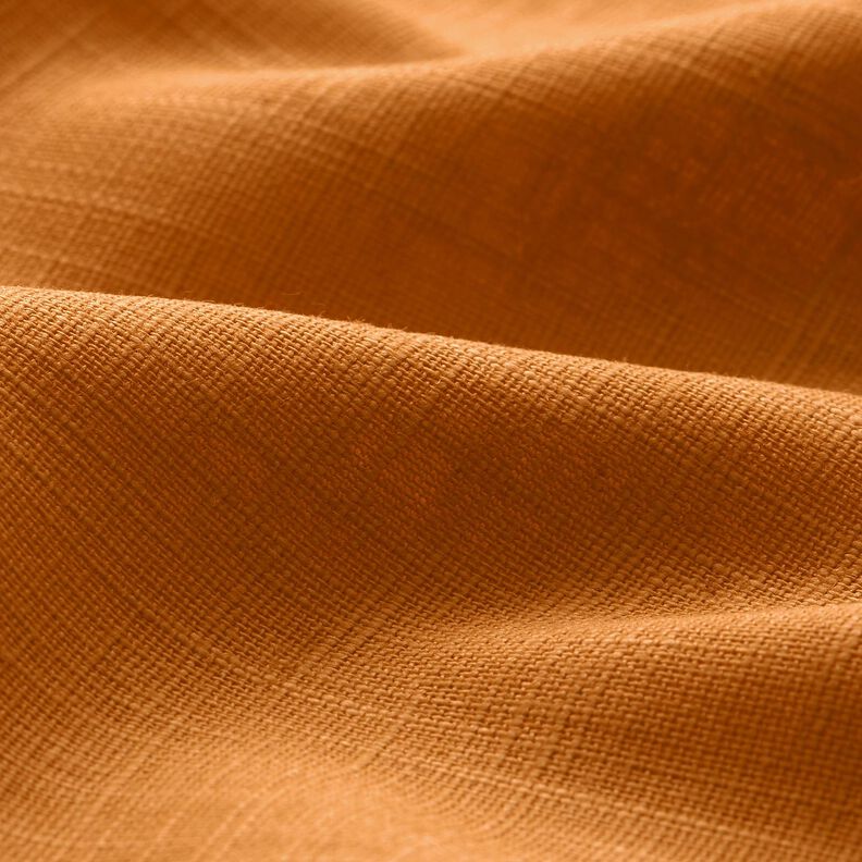 Tessuto di lino misto Ramie medio – caramello,  image number 2