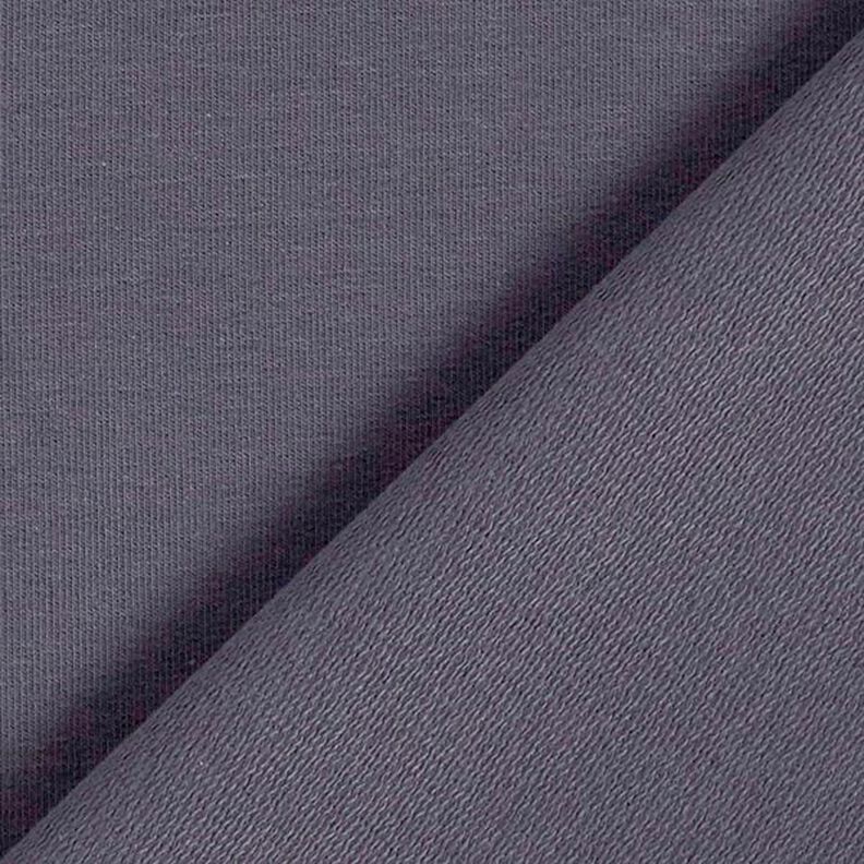 French terry leggero tinta unita – nero-azzurro, image number 5