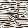 jersey di cotone Righe larghe e sottili – crema/nero,  thumbnail number 3