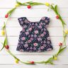 popeline di cotone Grandi fiori di prato stampa digitale | Poppy Fabrics – blu notte,  thumbnail number 6