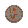 decorazione, love [ Ø 25 mm ] – beige,  thumbnail number 1