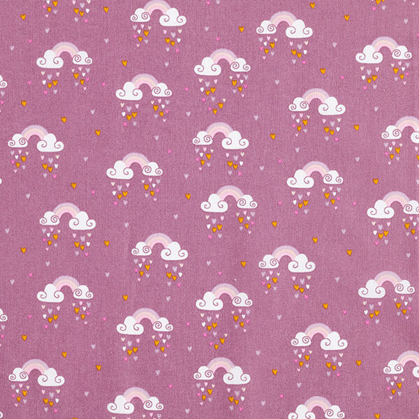 popeline di cotone arcobaleni – violetto pastello,  image number 1