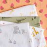 mussolina / tessuto doppio increspato Dolci anatroccoli – bianco/oro,  thumbnail number 5