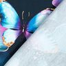 jersey di cotone Farfalle di Ginkgo | Glitzerpüppi  – blu notte,  thumbnail number 4