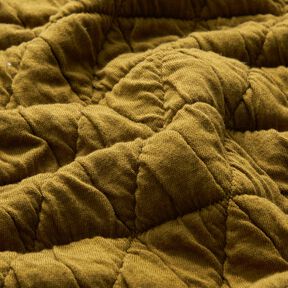 Jersey trapuntato a rombi – oliva giallastro, 