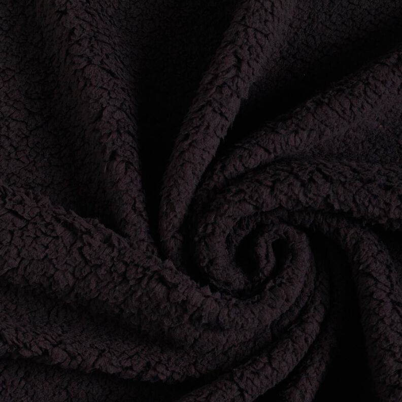 Soffice tessuto in peluche – nero,  image number 3